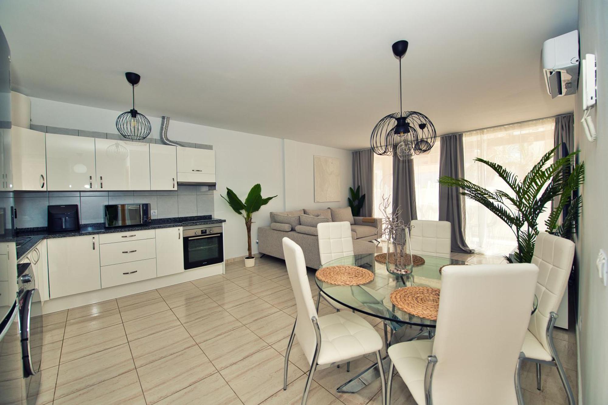 Ocean View Perfect Sunset Apartment, 4 Rooms 137M2, Wifi & Bbq San Miguel de Abona Kültér fotó