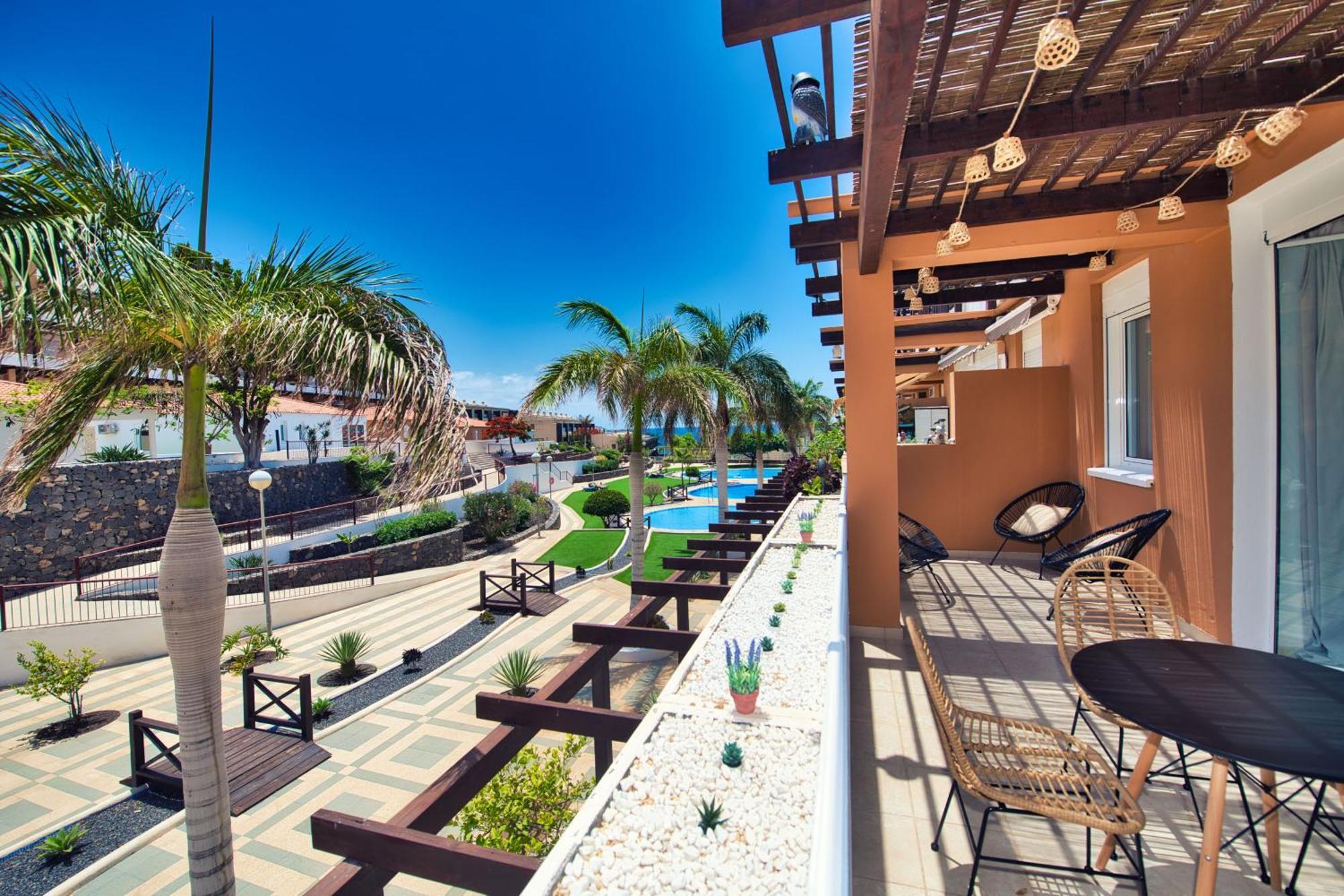 Ocean View Perfect Sunset Apartment, 4 Rooms 137M2, Wifi & Bbq San Miguel de Abona Kültér fotó